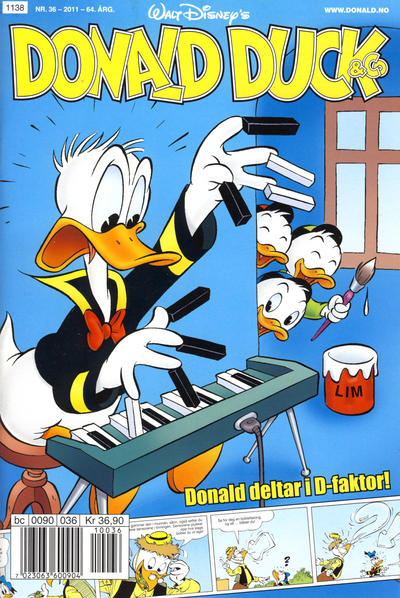 Cover for Donald Duck & Co (Hjemmet / Egmont, 1948 series) #36/2011