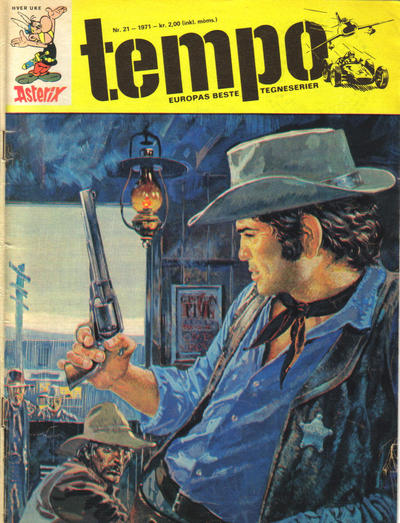 Cover for Tempo (Hjemmet / Egmont, 1966 series) #21/1971