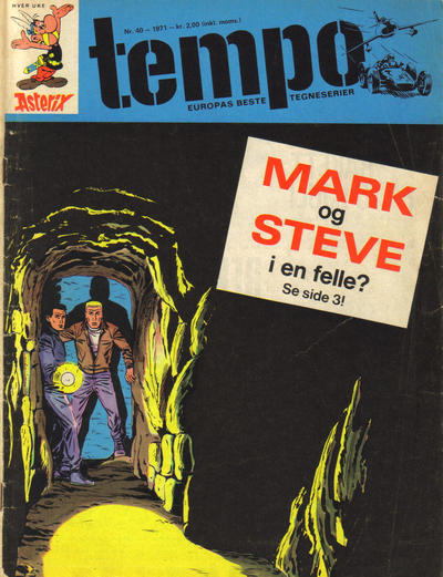 Cover for Tempo (Hjemmet / Egmont, 1966 series) #40/1971