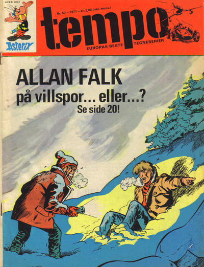 Cover for Tempo (Hjemmet / Egmont, 1966 series) #50/1971