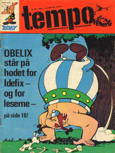 Cover for Tempo (Hjemmet / Egmont, 1966 series) #52/1971