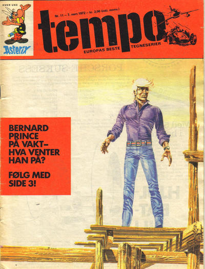 Cover for Tempo (Hjemmet / Egmont, 1966 series) #11/1972