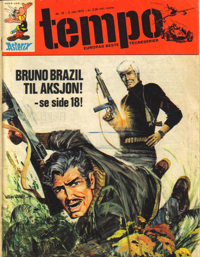 Cover for Tempo (Hjemmet / Egmont, 1966 series) #19/1972