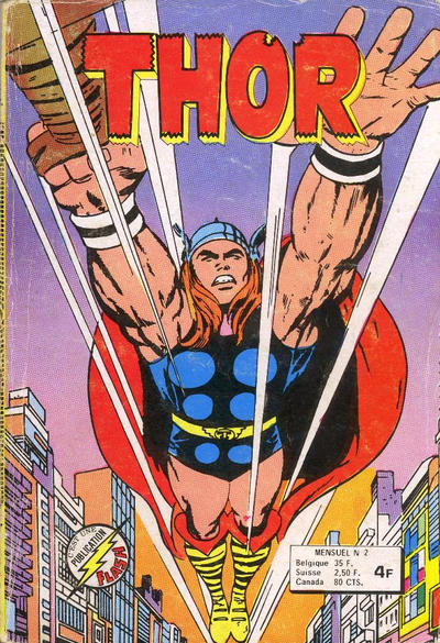 Cover for Thor (Arédit-Artima, 1977 series) #2