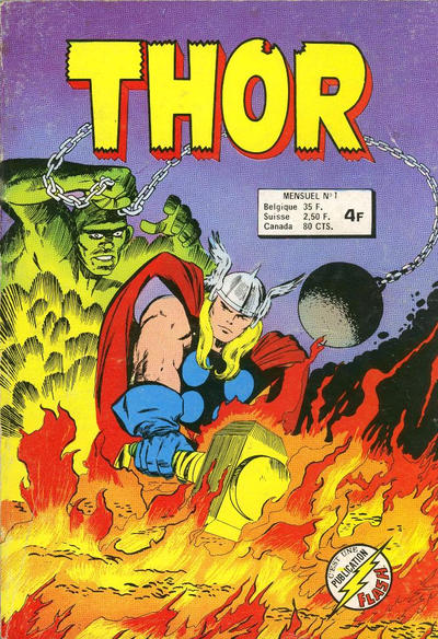 Cover for Thor (Arédit-Artima, 1977 series) #1