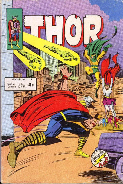 Cover for Thor (Arédit-Artima, 1977 series) #9