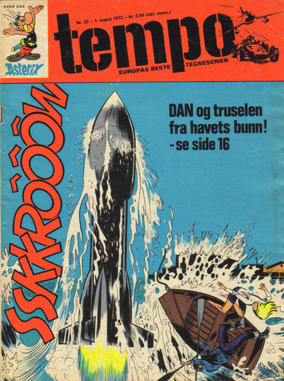 Cover for Tempo (Hjemmet / Egmont, 1966 series) #32/1972