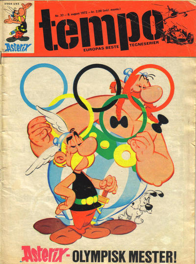 Cover for Tempo (Hjemmet / Egmont, 1966 series) #33/1972