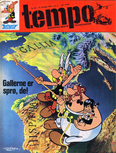 Cover for Tempo (Hjemmet / Egmont, 1966 series) #43/1972