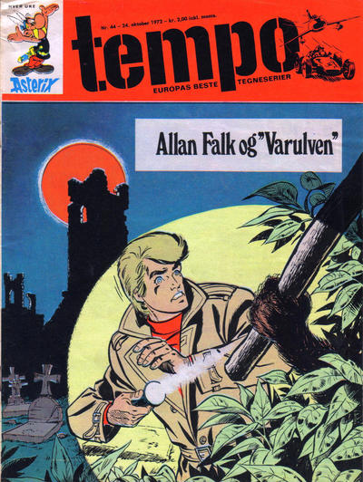 Cover for Tempo (Hjemmet / Egmont, 1966 series) #44/1972