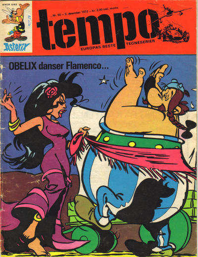 Cover for Tempo (Hjemmet / Egmont, 1966 series) #50/1972