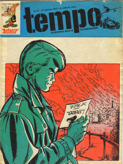 Cover for Tempo (Hjemmet / Egmont, 1966 series) #53/1972