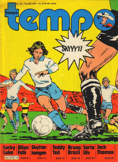 Cover for Tempo (Hjemmet / Egmont, 1966 series) #16/1977