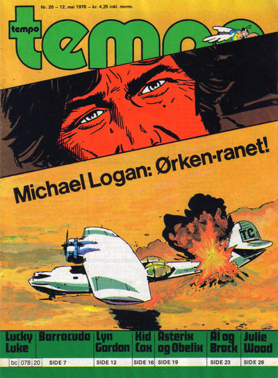 Cover for Tempo (Hjemmet / Egmont, 1966 series) #20/1978