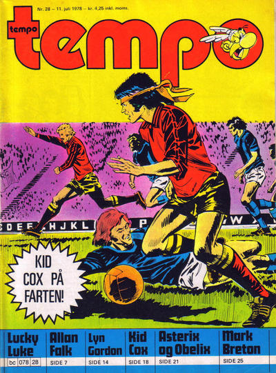 Cover for Tempo (Hjemmet / Egmont, 1966 series) #28/1978