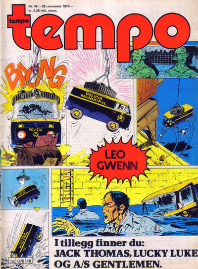 Cover for Tempo (Hjemmet / Egmont, 1966 series) #48/1978