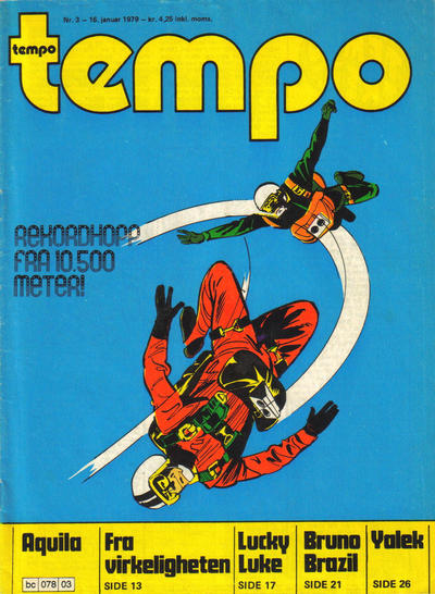 Cover for Tempo (Hjemmet / Egmont, 1966 series) #3/1979