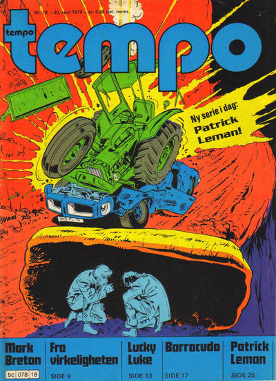 Cover for Tempo (Hjemmet / Egmont, 1966 series) #18/1979