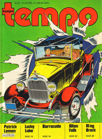 Cover for Tempo (Hjemmet / Egmont, 1966 series) #24/1979