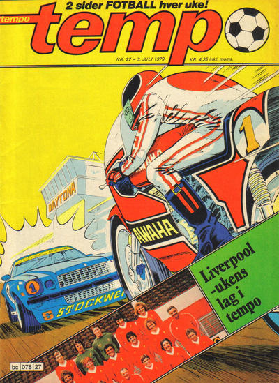 Cover for Tempo (Hjemmet / Egmont, 1966 series) #27/1979