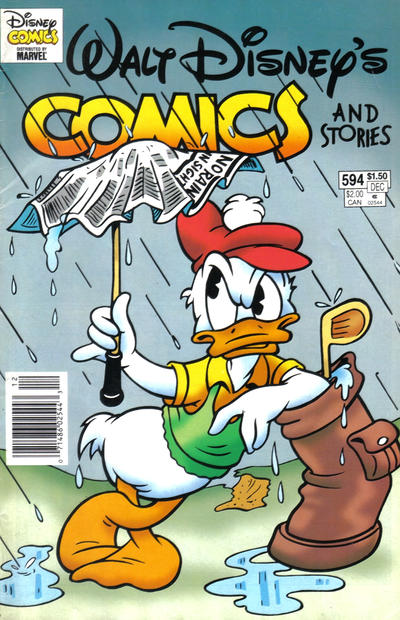 Cover for Walt Disney's Comics and Stories (Gladstone, 1993 series) #594 [Newsstand]