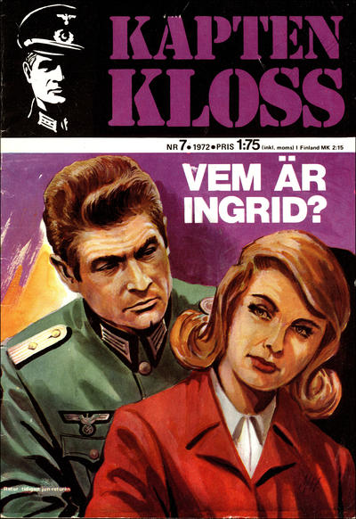Cover for Kapten Kloss (Semic, 1971 series) #7 - Vem är Ingrid?