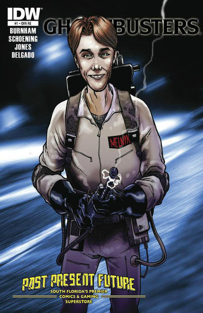 Cover for Ghostbusters (IDW, 2011 series) #1 [Past Present and Future Comics variant]