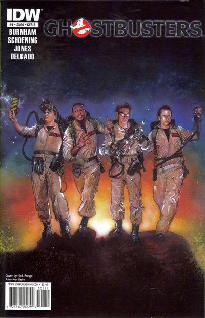 Cover for Ghostbusters (IDW, 2011 series) #1 [cover B]