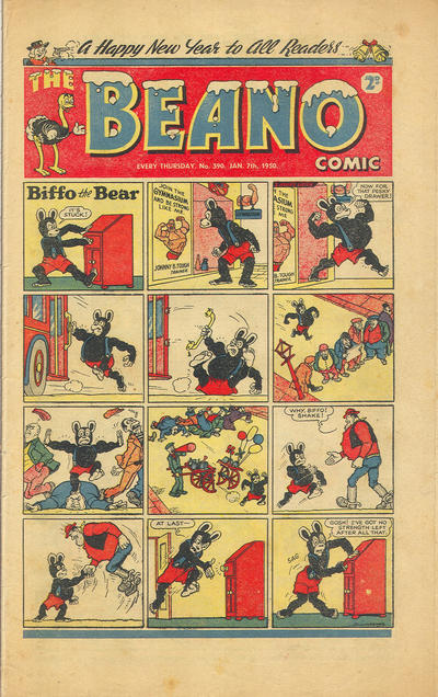 Cover for The Beano Comic (D.C. Thomson, 1938 series) #390
