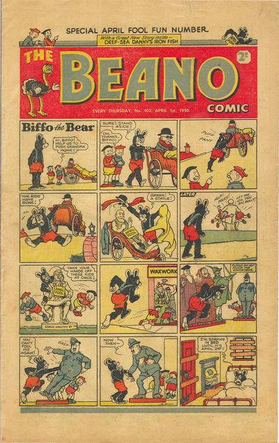 Cover for The Beano Comic (D.C. Thomson, 1938 series) #402