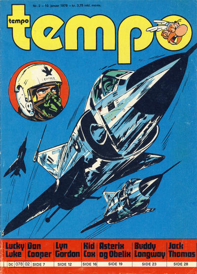 Cover for Tempo (Hjemmet / Egmont, 1966 series) #2/1978