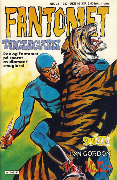 Cover for Fantomet (Semic, 1976 series) #23/1987