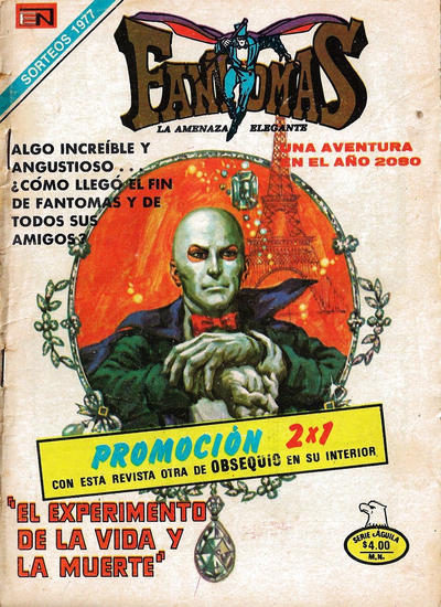 Cover for Fantomas (Editorial Novaro, 1969 series) #354