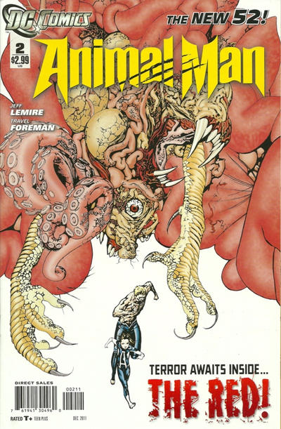 Cover for Animal Man (DC, 2011 series) #2