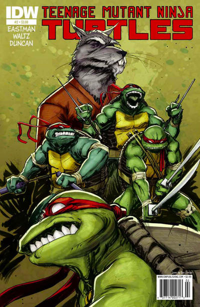 Cover for Teenage Mutant Ninja Turtles (IDW, 2011 series) #2 [Cover A - Dan Duncan]