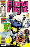 Cover for Alpha Flight (Marvel, 1983 series) #36 [Newsstand]