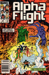 Cover for Alpha Flight (Marvel, 1983 series) #24 [Newsstand]