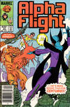 Cover for Alpha Flight (Marvel, 1983 series) #21 [Newsstand]