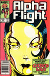 Cover for Alpha Flight (Marvel, 1983 series) #20 [Newsstand]