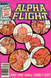 Cover for Alpha Flight (Marvel, 1983 series) #12 [Newsstand]