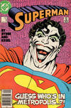 Cover for Superman (DC, 1987 series) #9 [Newsstand]