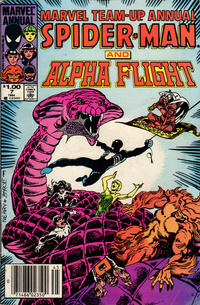 Cover Thumbnail for Marvel Team-Up Annual (Marvel, 1976 series) #7 [Newsstand]