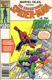 Cover for Marvel Tales (Marvel, 1966 series) #191 [Newsstand]