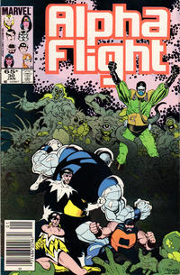 Cover Thumbnail for Alpha Flight (Marvel, 1983 series) #30 [Newsstand]
