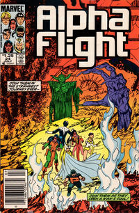 Cover for Alpha Flight (Marvel, 1983 series) #24 [Newsstand]