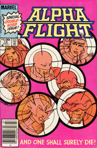 Cover Thumbnail for Alpha Flight (Marvel, 1983 series) #12 [Newsstand]
