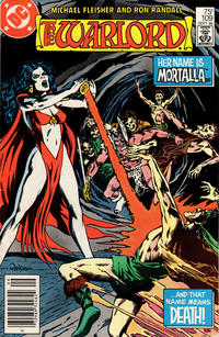 Cover for Warlord (DC, 1976 series) #109 [Newsstand]