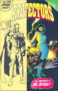 Cover Thumbnail for Protectors (Malibu, 1992 series) #1 [Yellow/Gold]