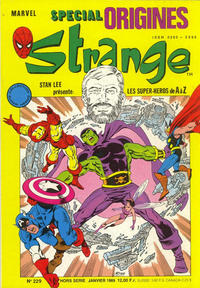 Cover Thumbnail for Strange Spécial Origines (Semic S.A., 1989 series) #229 hors série