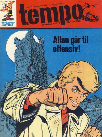Cover for Tempo (Hjemmet / Egmont, 1966 series) #49/1972